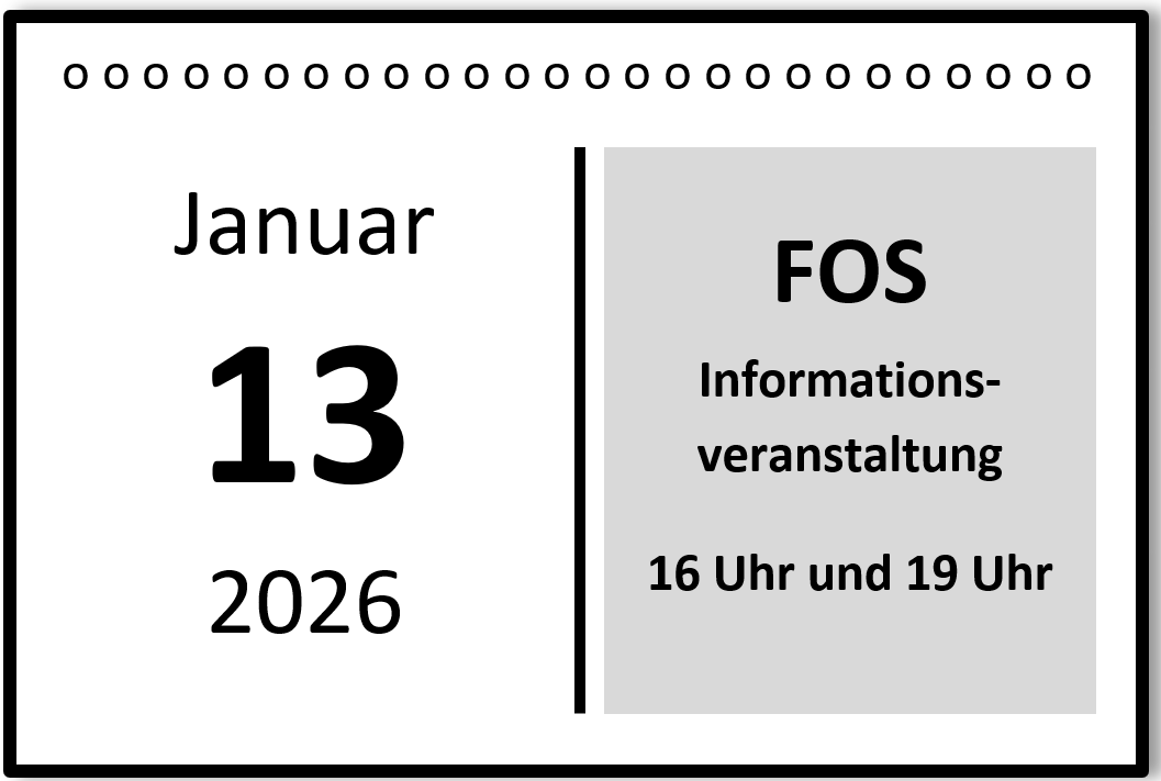Informationsveranstaltung FOS am 13.01.2026