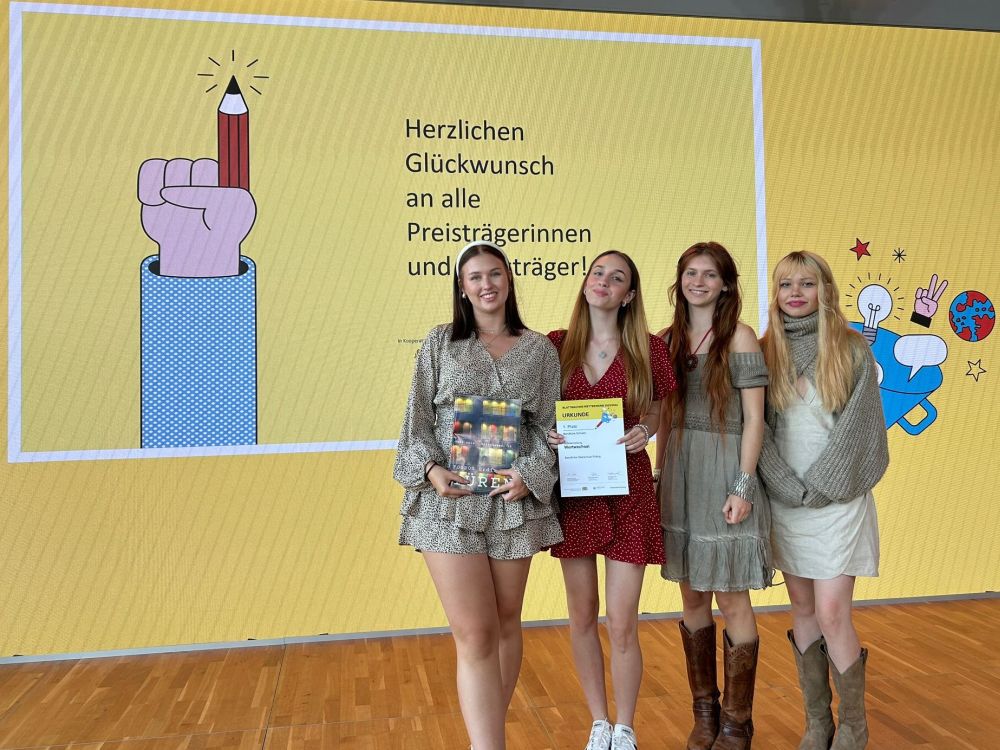 Blattmacher-Auszeichnung für Schülerzeitung Wortwechsel 2024